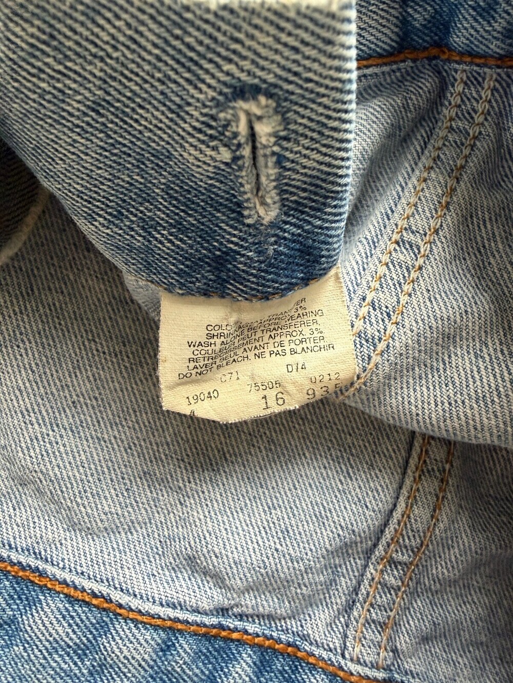 Vintage 90's Levi's Orange Tab Denim Jacket - Picture 6 of 8